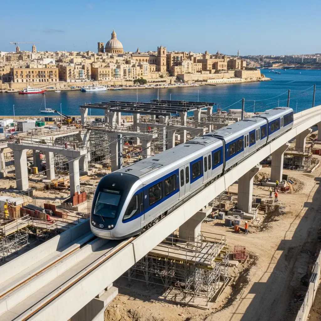 Malta's €2.8 Billion Light Rail Gamble: Why Your Commute Won't Change Until 2036